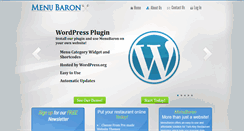 Desktop Screenshot of menubaron.com