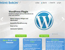 Tablet Screenshot of menubaron.com